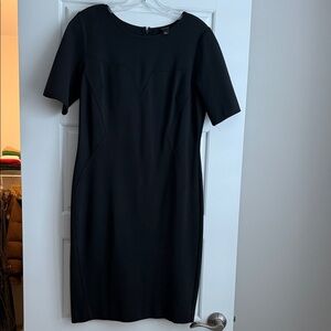 Ann Taylor Classic Black Midi Dress